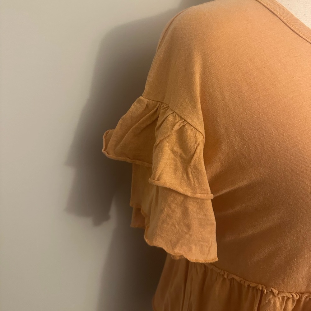Altered State Woman’s Coral Ruffle Shirt​​ - Picture 6 of 11